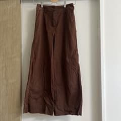 NATURAL BEAUTY BASIC ワイドパンツ ブラウン XSのサムネイル