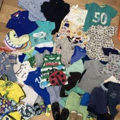 ベビー服セット カラフル 80 夏の出産準備　大量　まとめて お得のサムネイル