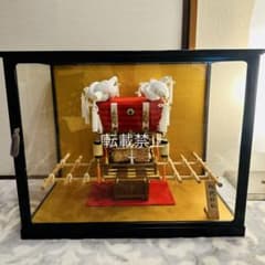 【希少・本格木製】布団太鼓模型・ケース付き・ ⚠️メルカリ専用出品❗️ 希少・本格木製】布団太鼓模型・ケース付き・ ☆【メルカリ専用出品