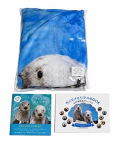 ラッコのメイとキラ写真集、鳥羽水族館ラッコメモリアルブック　ブランケットセット ラッコのメイとキラ写真集、鳥羽水族館ラッコメモリアルブック