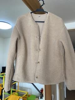UNIQLO ボアジャケット裏地はフリースのサムネイル