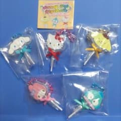 サンリオキャラクターズ キャンディポップキーホルダー 5種セットのサムネイル