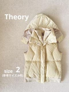 theory セオリー　ダウンベスト　フード取り外し可のサムネイル