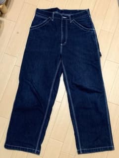 GU デニムパンツ インディゴブルーのサムネイル