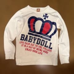 BABYDOLL トレーナー 140cm クラウンロゴのサムネイル