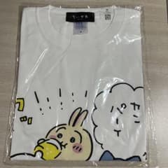 치이카와 맥주 토스트 토킹헤즈 T 셔츠 화이트 M 사이즈