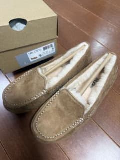 UGG アンスレー ムートンブーツ ブラウン スリッポン 23 US6 - メルカリ