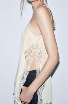 zara レースキャミソールのサムネイル