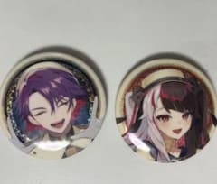 【2点セット】にじさんじ 缶バッジ 渡会雲雀 夜見れなのサムネイル