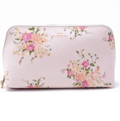 いまだけお値下げ！COACH 花柄ポーチのサムネイル