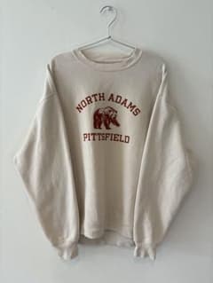 FREAK'S STORE プリントスウェット アイボリー