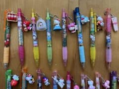 ご当地キティーボールペン23本，シャープペン1本，非売品ボールペン1本まとめ売りのサムネイル