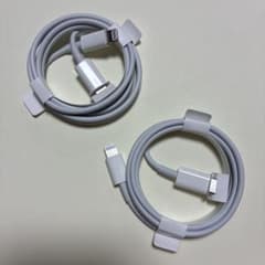 Apple Lightning - USBケーブル 2本セットのサムネイル
