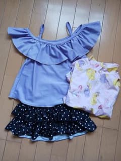セパレート水着　ラッシュガード　長袖　セット　女の子 130cmのサムネイル