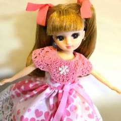 A 13◆リカちゃんハンドメイドワンピースのサムネイル