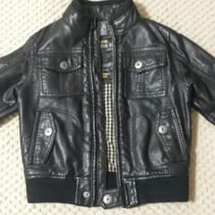 ZARA　KIDS　フェイクレザージャケットのサムネイル