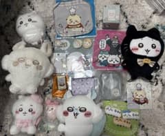 ちいかわ グッズ まとめ売り ぬいぐるみ マスコット ハンカチ 缶バッジ