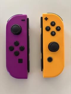 Nintendo Switch Joy-Con コントローラー 紫・黄色のサムネイル