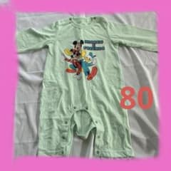 Disney Mickey & Friends Romper, Light Green, Size 80