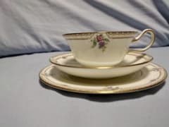 WEDGWOOD ティーカップ ソーサー プレート 3点セット　マーカム（廃盤）のサムネイル