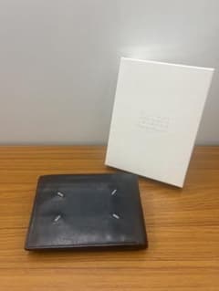 Maison Margiela メゾン・マルジェラ 財布 ネイビー 傷あり - メルカリ
