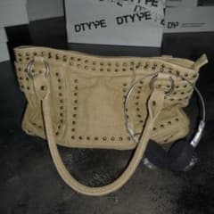 DTYYPE ヴィンテージ風スタッズラインハンドバッグのサムネイル