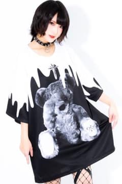 TRAVAS TOKYO 半袖Tシャツ ベアプリントのサムネイル