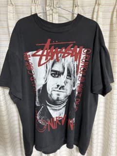 Nirvana ニルヴァーナ カート・コバーン STUSSY Tシャツ L - メルカリ