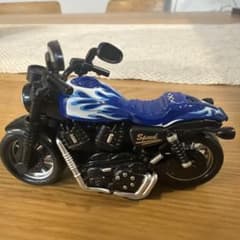 バイク モチーフ キーホルダー ブルーのサムネイル