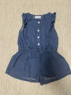 デニム　サロペット　夏服　90 女の子のサムネイル