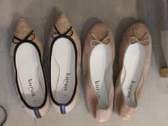 Kurun　フラットシューズ　24.5cmのサムネイル