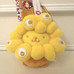 ミャクミャク サンリオ 推しカラー カラビナ付き ぬいぐるみ ポムポム