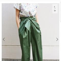 イエナ ライトサテンパンツ 人気完売のサムネイル