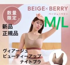 ナイトブラ M/Lサイズ ヴィアージュ 新品 正規品 ベージュ/ベリーのサムネイル