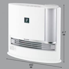 SHARP 加湿 セラミックファンヒーターのサムネイル