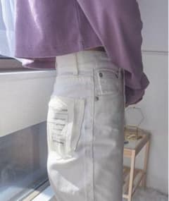 epimie'pimmy フラッシャー付きオリジナルストレートデニム xsのサムネイル