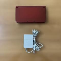 任天堂 new 3DSLL メタリックレッド本体 充電器付き 中古品