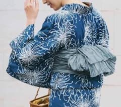 IEDIT フェリシモ 大人の粋なセパレート浴衣とへこ帯、帯締めセット IEDIT フェリシモ 大人の粋なセパレート浴衣とへこ帯、帯締めセット