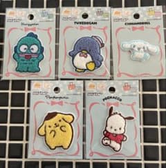 サンリオ ワッペンシール 5点セット•*¨*•.¸☆*・゜のサムネイル