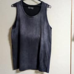 CLEL】ハイヴィンテージデザイン レイヤードタンクトップ グレー系2 