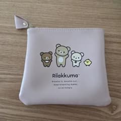 リラックマ フラットポーチ スクエアのサムネイル