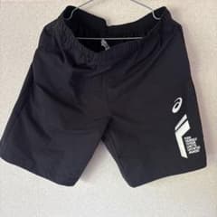 asics ハーフパンツ　Lサイズ 黒のサムネイル