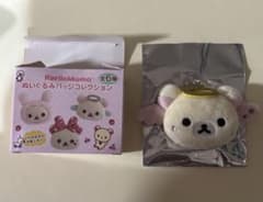 コリラックマいっぱいシリーズ ぬいぐるみバッジ 天使 ピンクのサムネイル