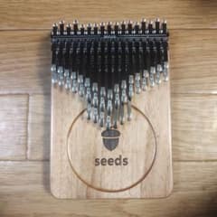 seeds カリンバ 41key 木製 親指ピアノ 半音付き クロマチック - メルカリ