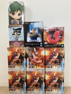 フィギュア10個　まとめ売り　ワンピース　ドラゴンボール超　鬼滅の刃