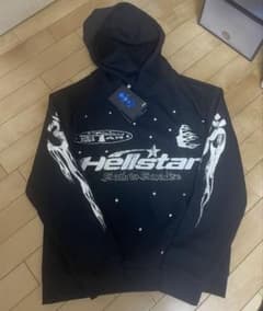 専用Hellstar ブラック フード付きパーカー S Hellstar ブラック フードパーカー サイズS 即日発送 - メルカリ