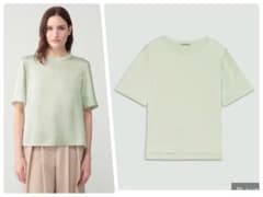 新品☆Theoryluxe RueSatin サテンショートスリーブTブラウス 新品☆Theoryluxe RueSatin サテンショートスリーブTブラウス - メルカリ