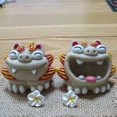 かちまめ様専用沖縄シーサーのサムネイル