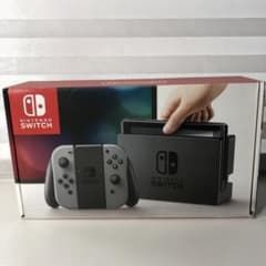 Nintendo Switch 本体セット グレー 箱あり - メルカリ