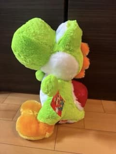 【新品紙タグ付】スーパーマリオ 特大サイズ ぬいぐるみ ヨッシー ふわふわ